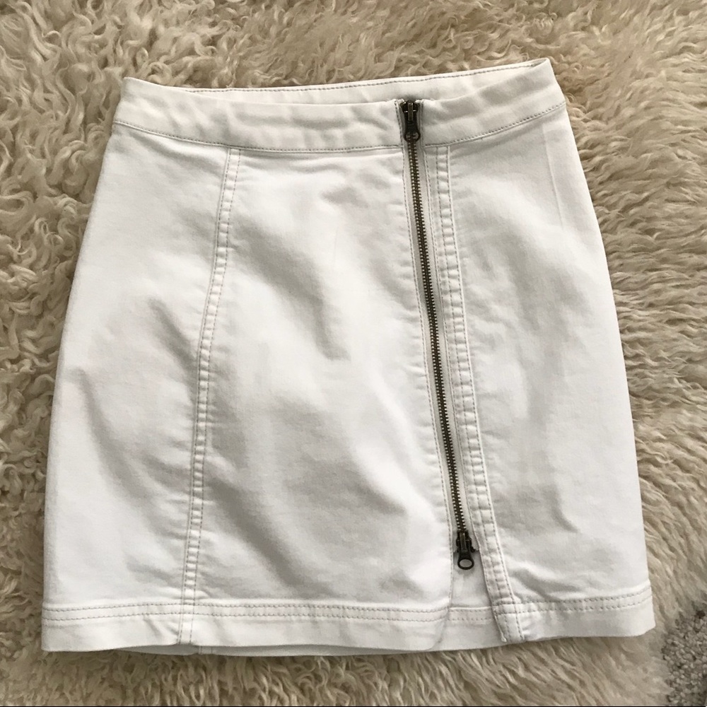 Free People Zipper Skirt